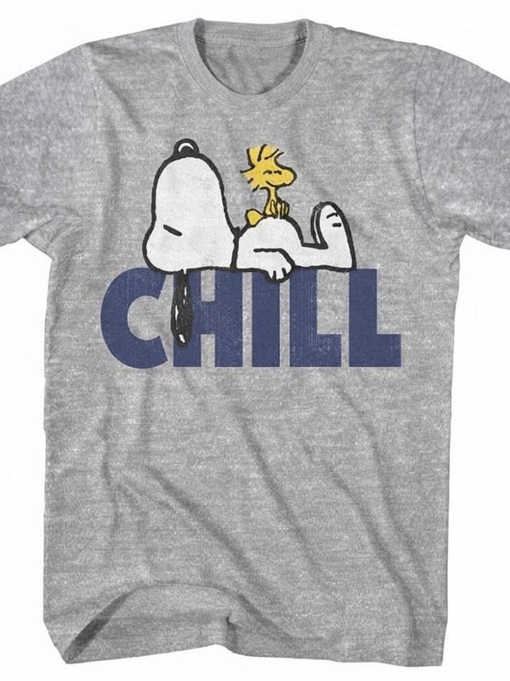 Gray Wodstock "CHILL" Graphic Tee